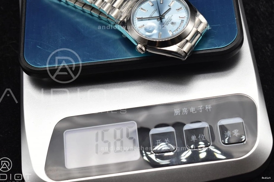 720 A Dial SS Bracelet Iced 40 Weight Crystal GSF Unique On President Blue Gain DayDate 0821